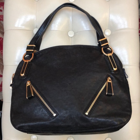 Michael Kors genuine leather satchel handbag purse - Picture 2 of 12